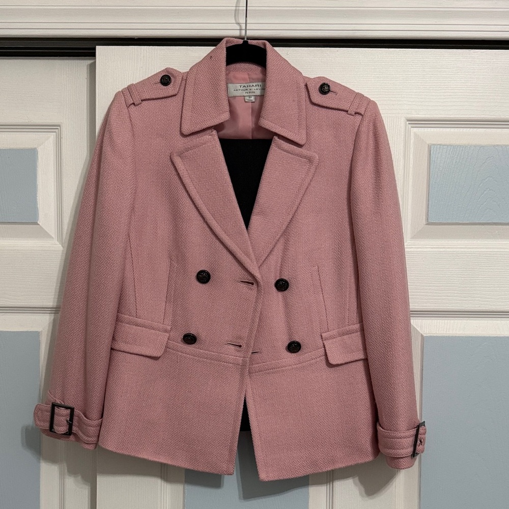 Banana Republic Pink Pea Coat